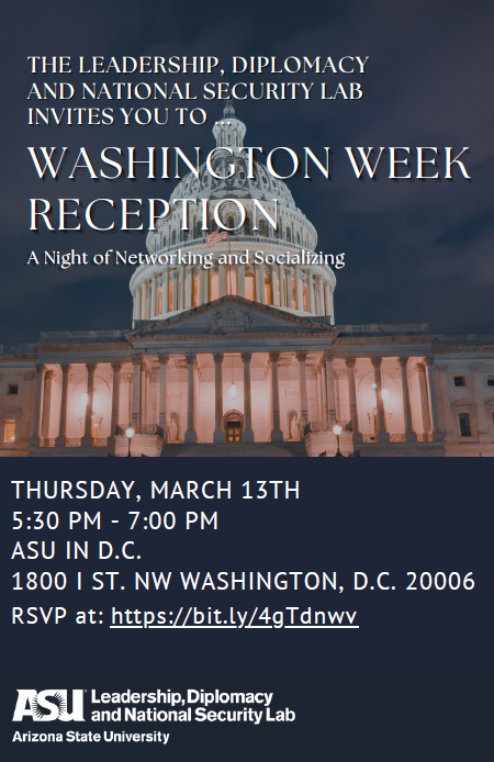 Reception flyer